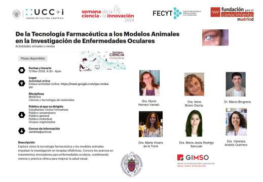 InnOftal conecta investigación y sociedad en la Semana de la Ciencia de Madrid